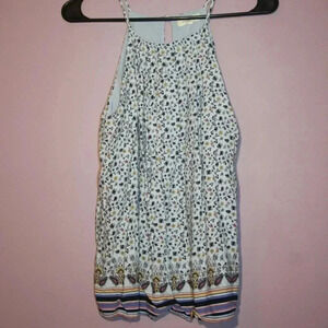 Gilli Tank Top with Flowers and Strips